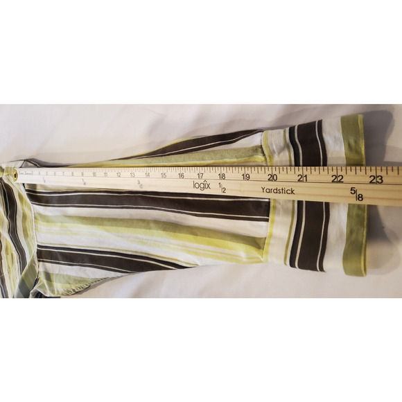 Geoffrey Beene Men's Size‎ XL Striped Long Sleeve Button Up Shirt Multicolor - Picture 7 of 13